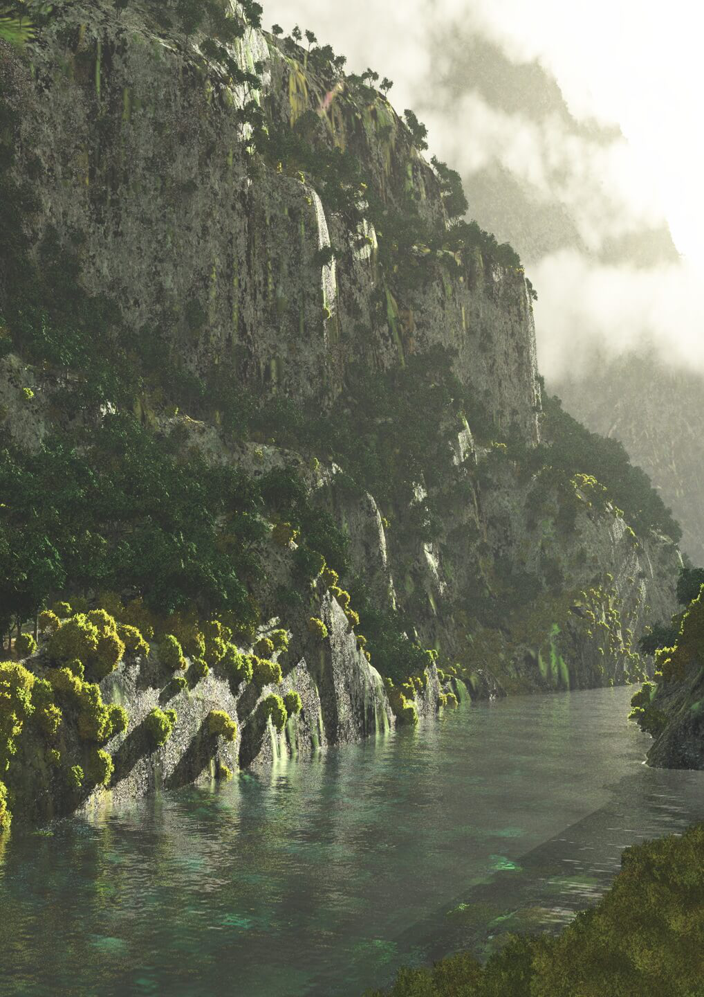Environment modelling, lighting and rendering test